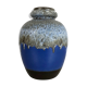 Vase en céramique multicolore 286-42 fabriqué par Scheurich, années 1970