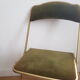 Velvet folding chair