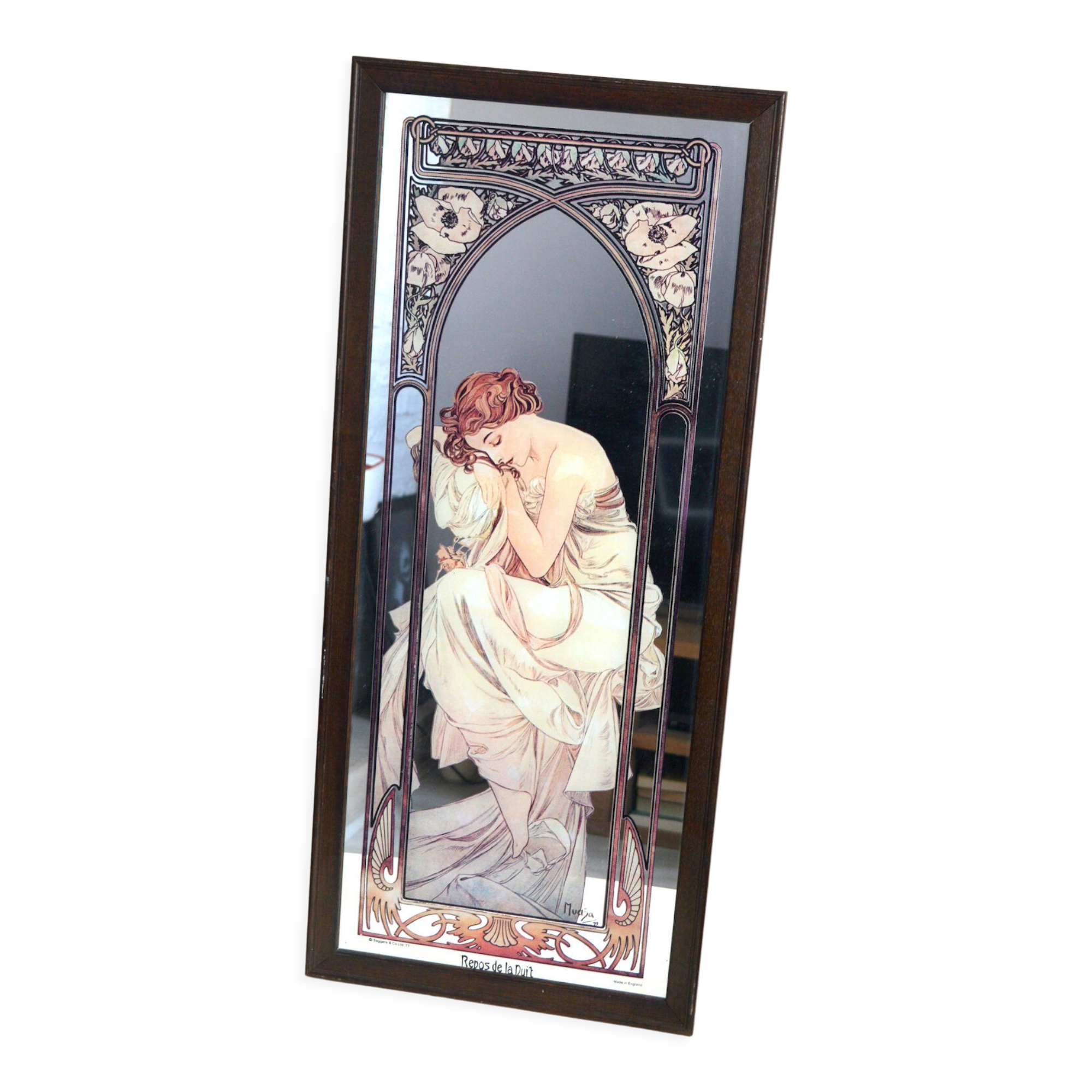 Mirror the rest of the night by Alphonse Mucha H85cm