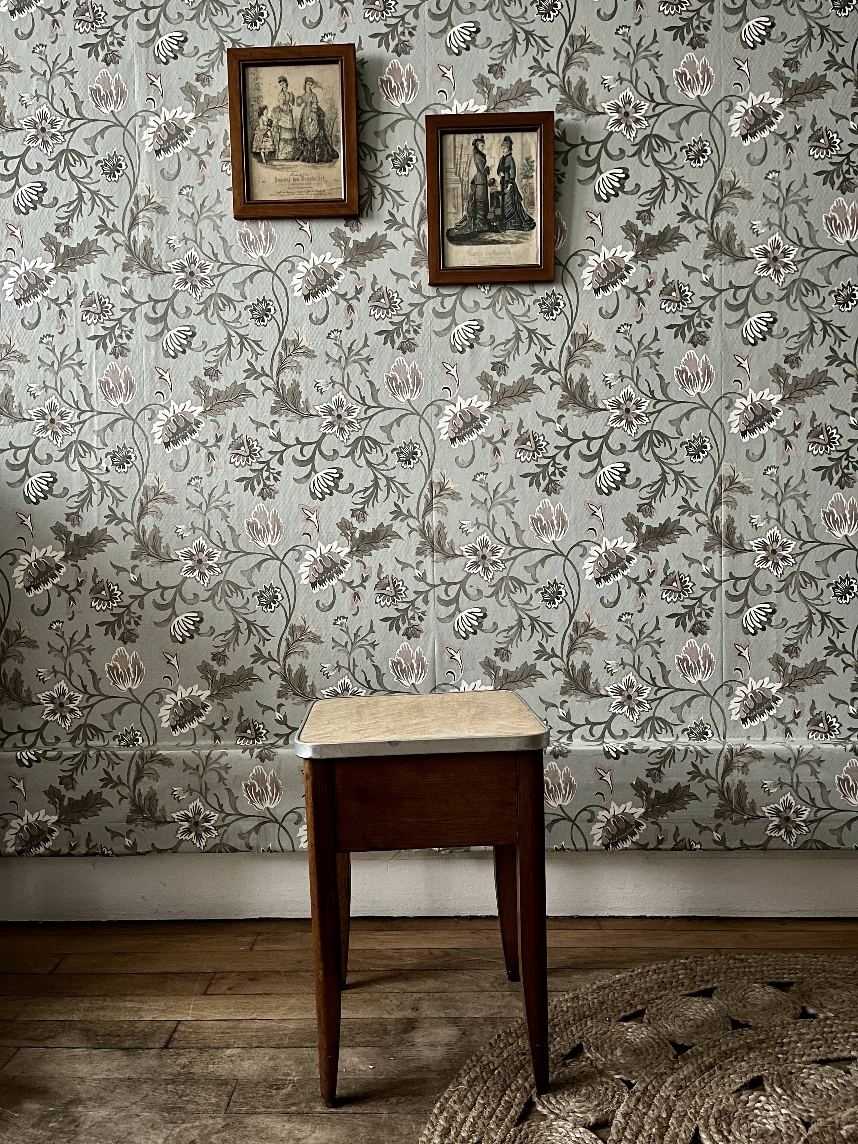 Wooden and formica stool (renovated)