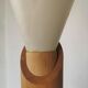 Floral wooden floor lamp