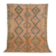 Tapis marocain vintage 184 x 255 cm - Tapis berbère fait main - Tapis marocain ancien
