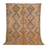 Tapis marocain vintage 184 x 255 cm - Tapis berbère fait main - Tapis marocain ancien
