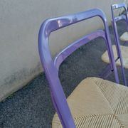 Set of 4 vintage Italian folding chairs by Giorgio Cattelan for Cidue, 1970s
