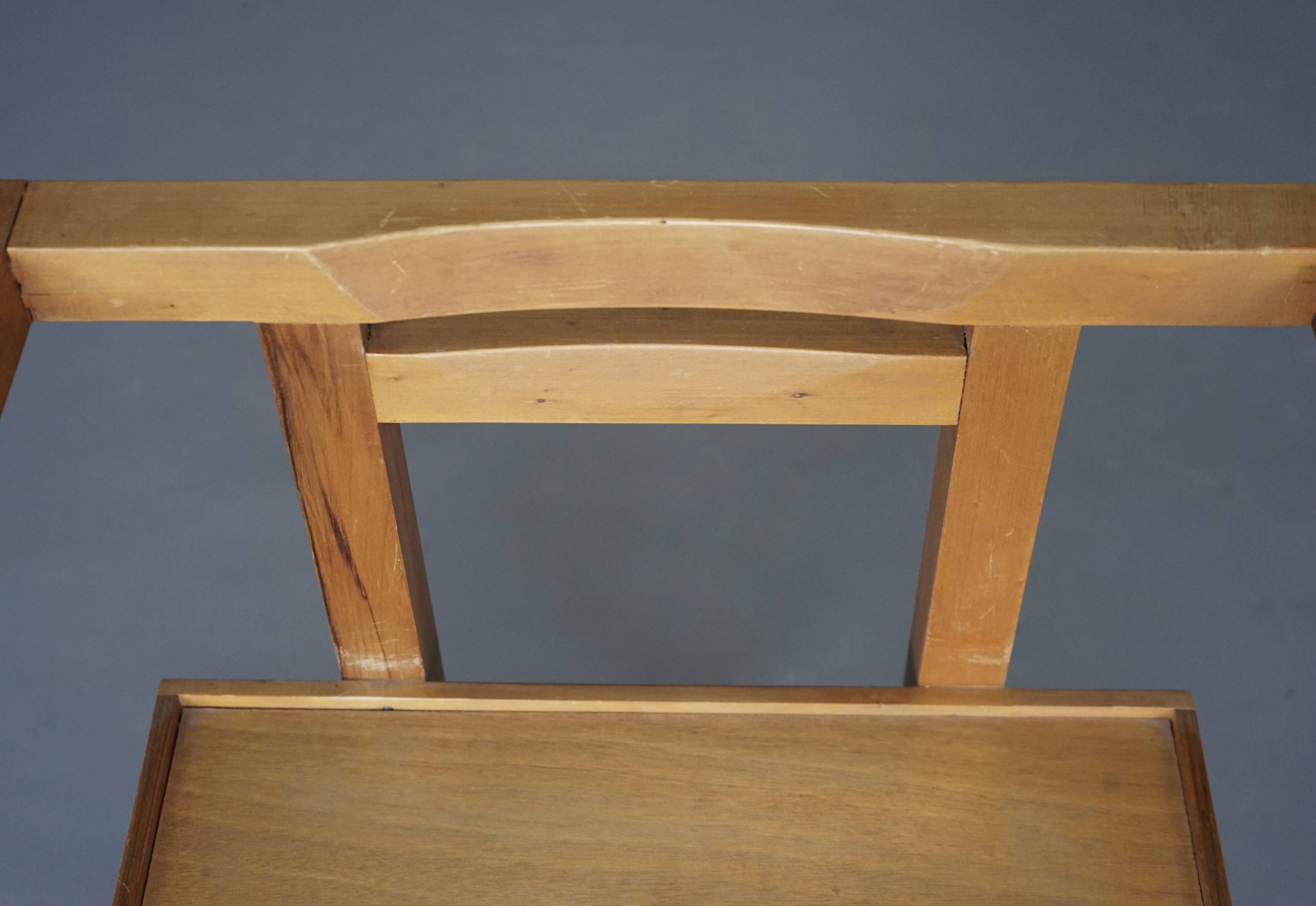 Dutch Design Architects Side Chair in pine, 1960s