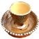 Alsatian ceramic egg cup