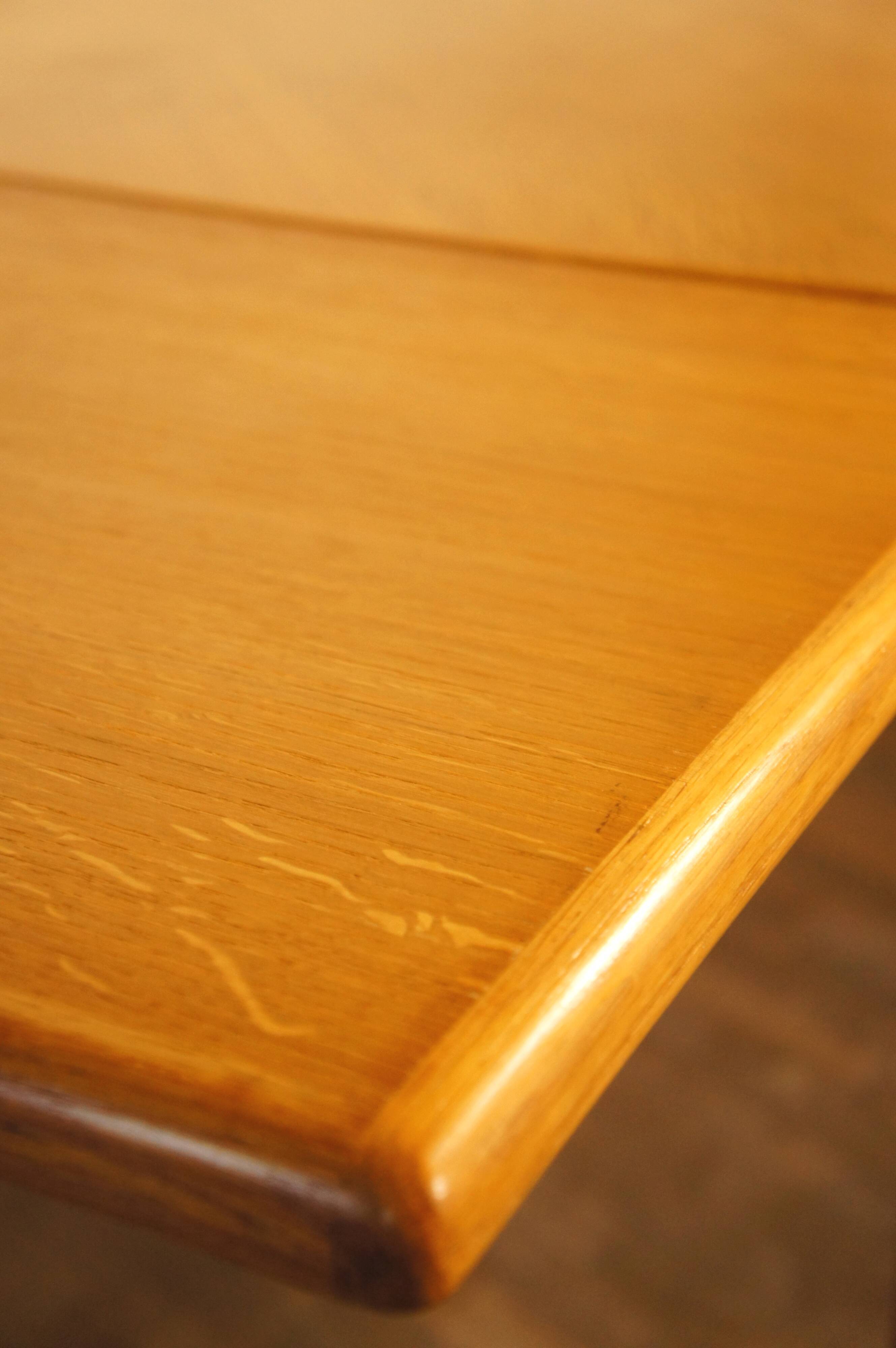 Dining table reconstruction compass feet with extension cords