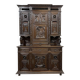 Buffet Breton 2 corps début XXème en châtaignier richement sculpté