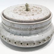 Rare boîte ou bonbonnière en céramique par Aldo Londi pour Bitossi 1960.