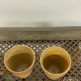 Set of two stoneware cups