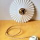Suspension in pleated opaline 1950