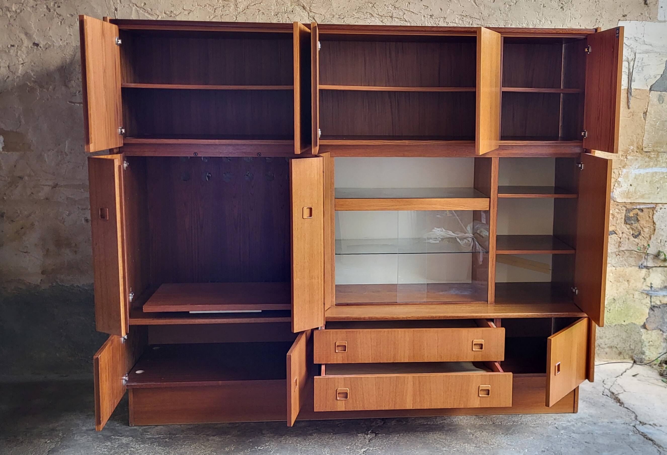 Living Buffet 1970s Teak Scandinavian Style