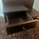 Meuble d’appoint, chevet pieds compas année 60