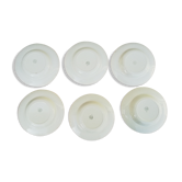 Assiettes creuses wedwood banches - lot de 6