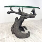 Bronze table in the shape of a tree, Italian production, 1970s