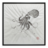 Original print of an octopus