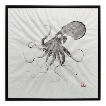 Original print of an octopus