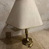 Vintage 1950s brass lamp