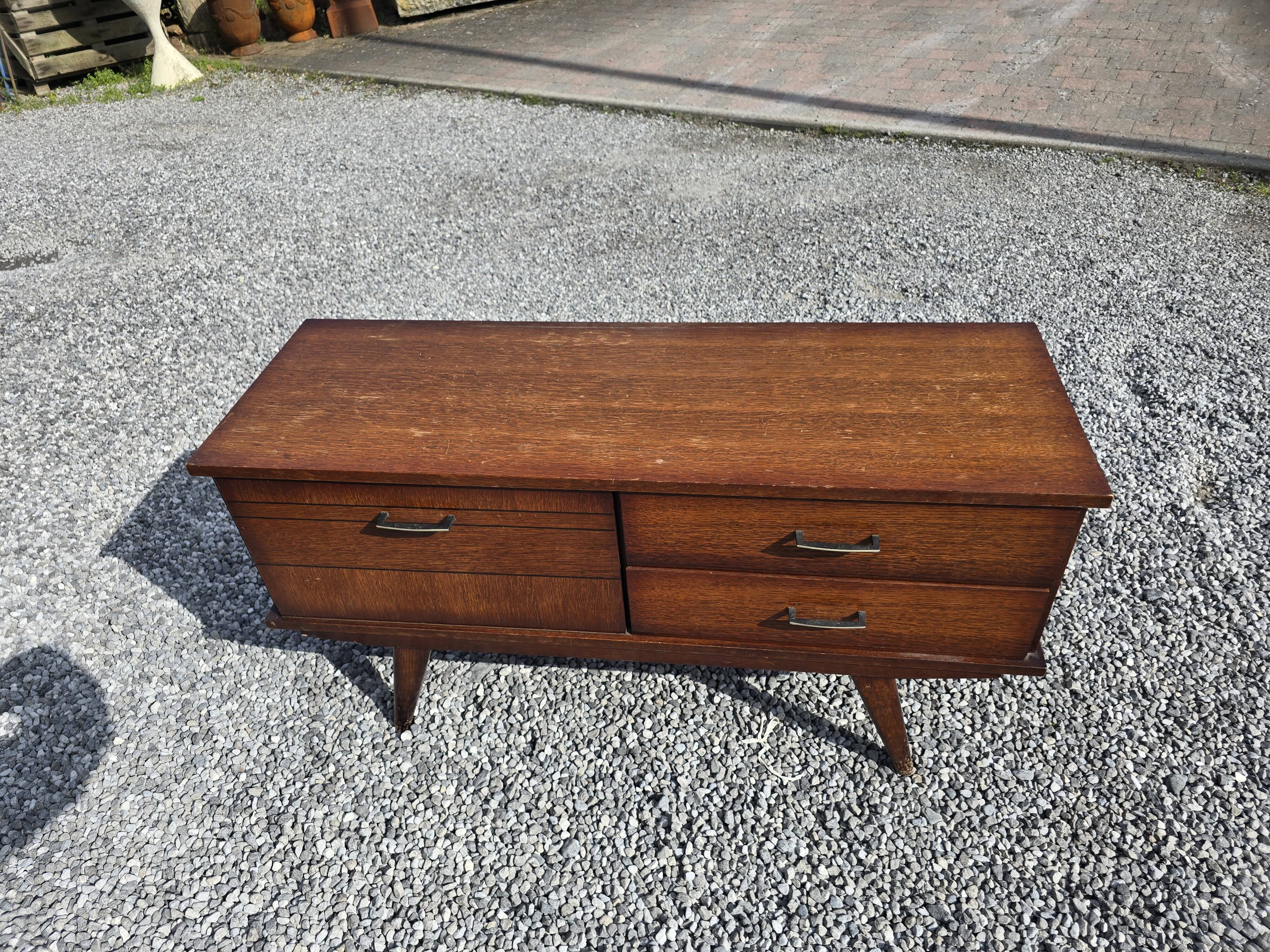 Vintage oak sideboard from the 60s, 115cms L