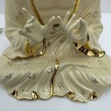 Mid-Century Modern Italian Porcelain Buddha Table Lamp by Zanotto, 1970s