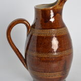 Carafe en grès vernissé