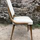 Set de 6 chaises blanches 1960