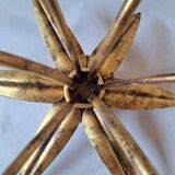 Gold metal ceiling light