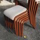 5 contemporary design chairs in curly wool