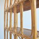 Library / Free-standing shelf in bamboo and rattan 1960s