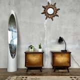 Pair of vintage bedside table and sofa end table