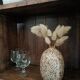 Patinated wall cabinet 2 doors