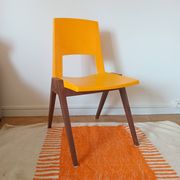 Set of 4 vintage chairs from the 70s – Stamp brand, model 01 Nurieux