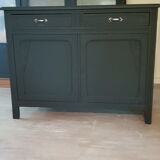 Black art deco buffet