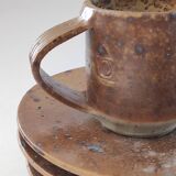 Set of 4 Puisaye stoneware coffee cups