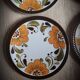Set of 6 Boch Paradisio plates