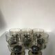 Lot of 8 Mobil cups in smoked glass