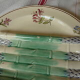 Longchamp model Pompadour dabbling asparagus plate