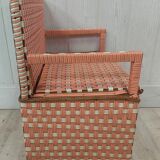 Banc coffre enfant en scoubidou