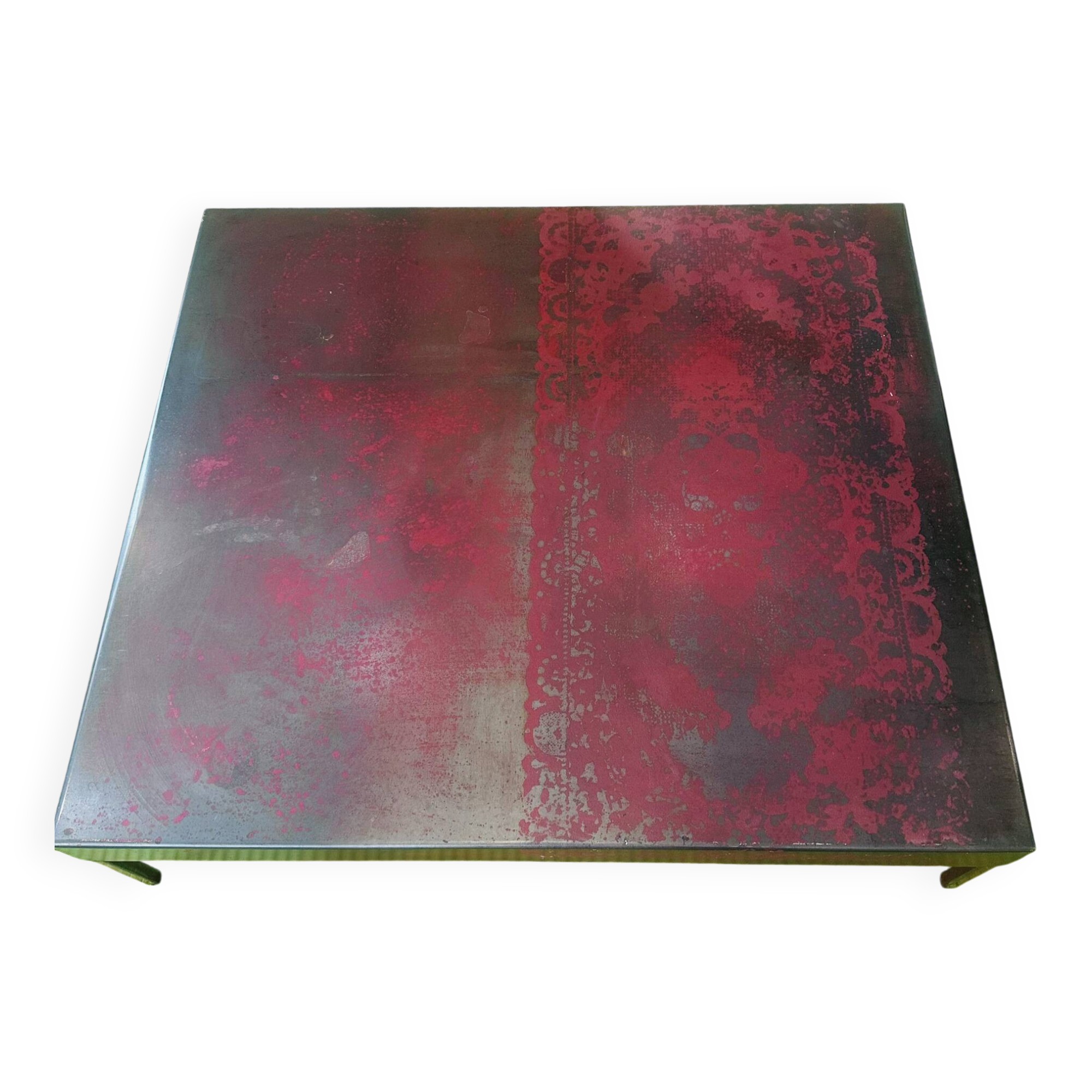 Table basse design métal