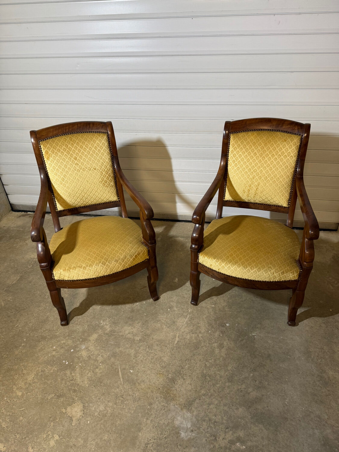 Antique armchairs