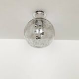 Ice Glass Flush Lamp by Doria