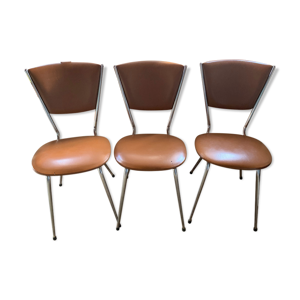 3 chaises vintage années