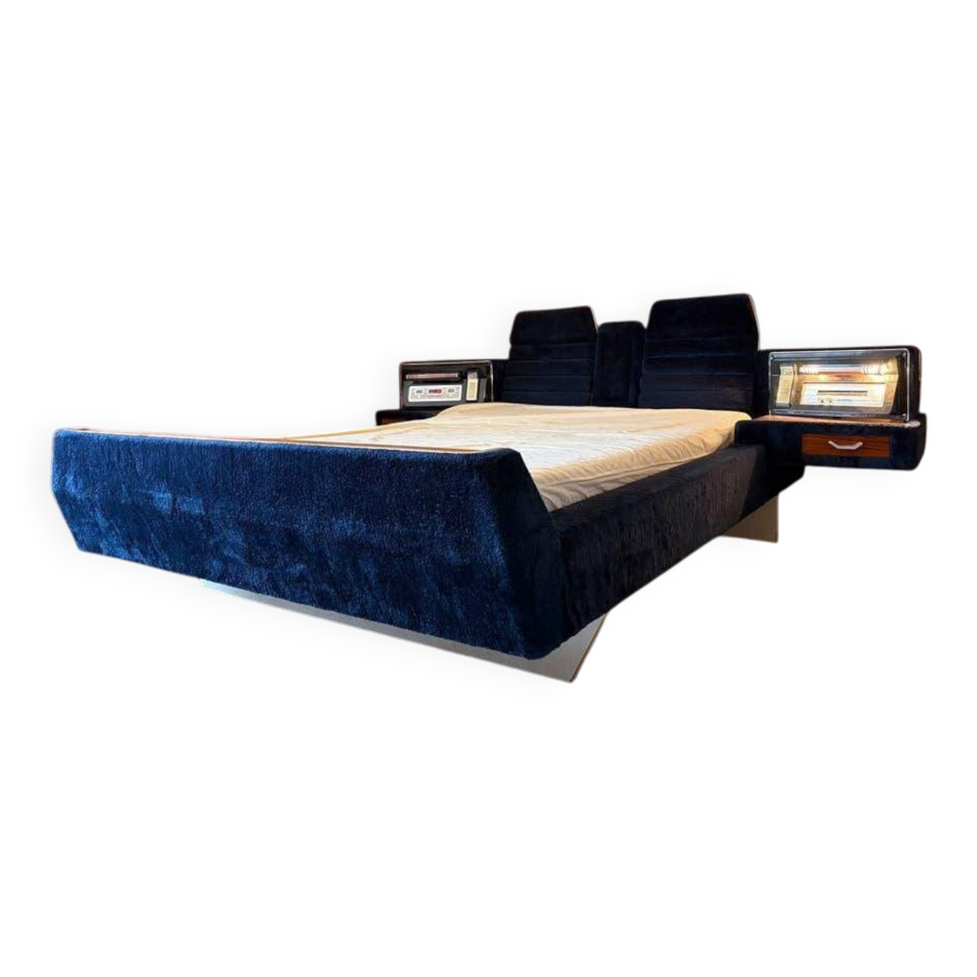 Lit vintage space age Luigi Massoni pour Poltrona