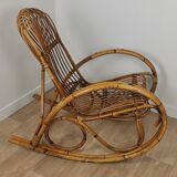 Rocking-chair rattan 60'