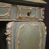Venetian lacquered and painted writing desk from the 20th century