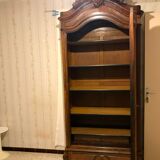Lit ancien en bois xixème siècle style rocaille signe camus clermont ferrand