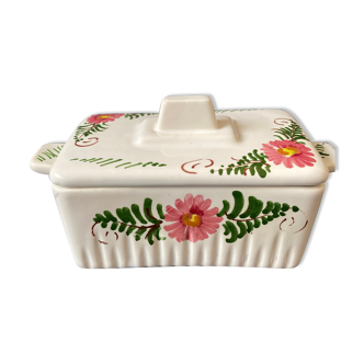 Flower porcelain butter