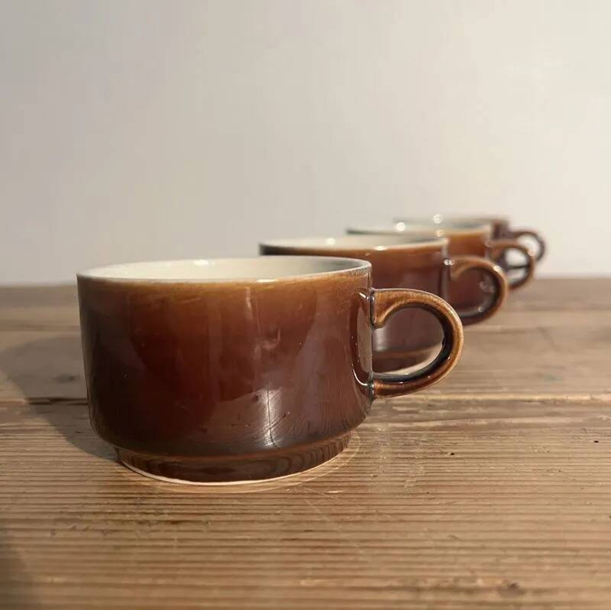 Retro coffee cups
