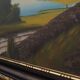 Painting „The Landscape with Hills”, Scandinavian design, 1970s, by V. Kier