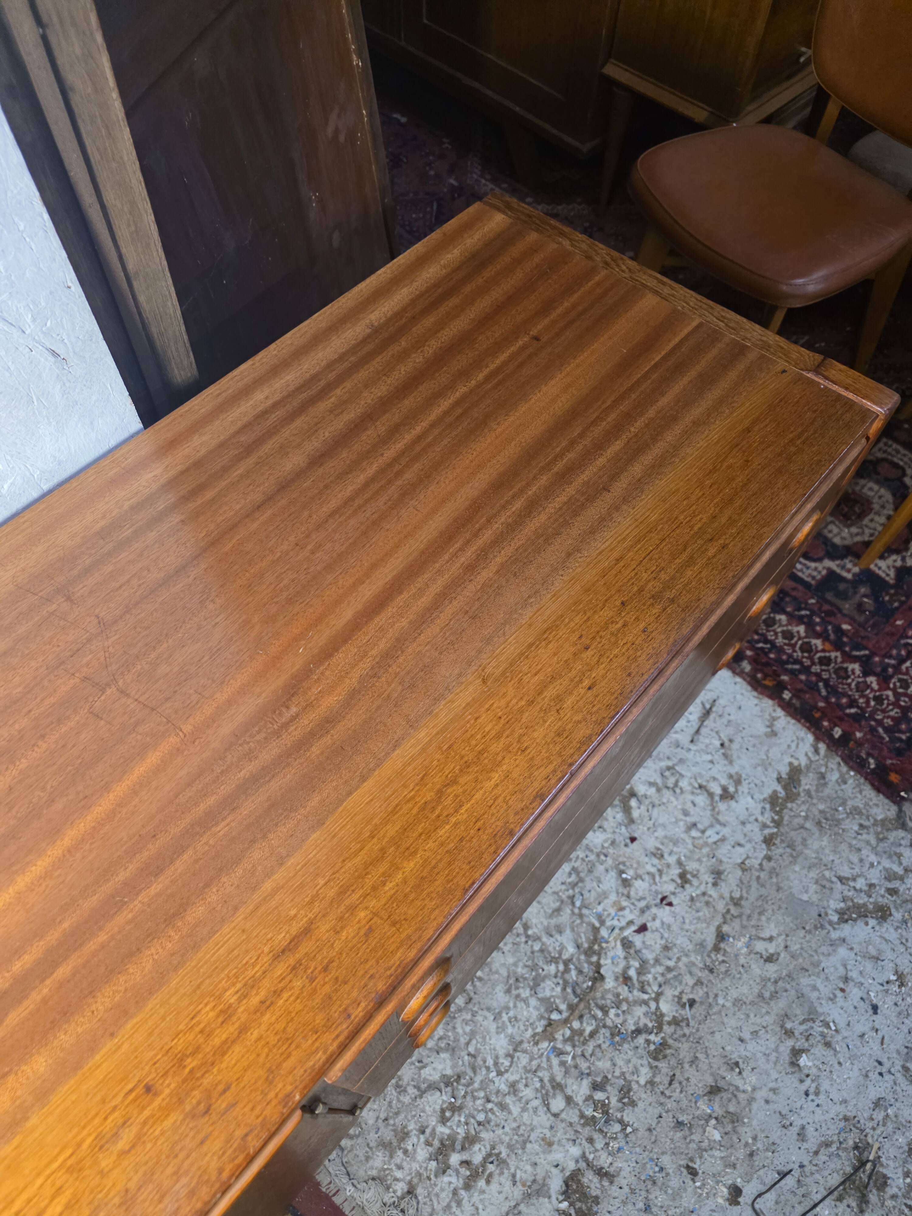 Scandinavian teak enfilade from the 1960s / 222cm in length.